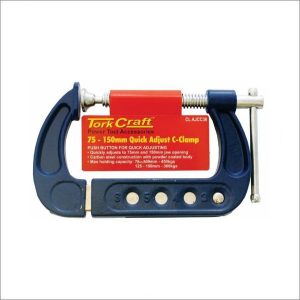 ADJUSTABLE C CLAMP 75MM - 150MM QUICK