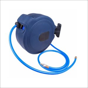 AIR HOSE REEL 15M X 9.5MM(3/8) PU HOSE P/P CASING WALL MOUNTED