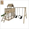 freestanding play unit jungle gym slide swing